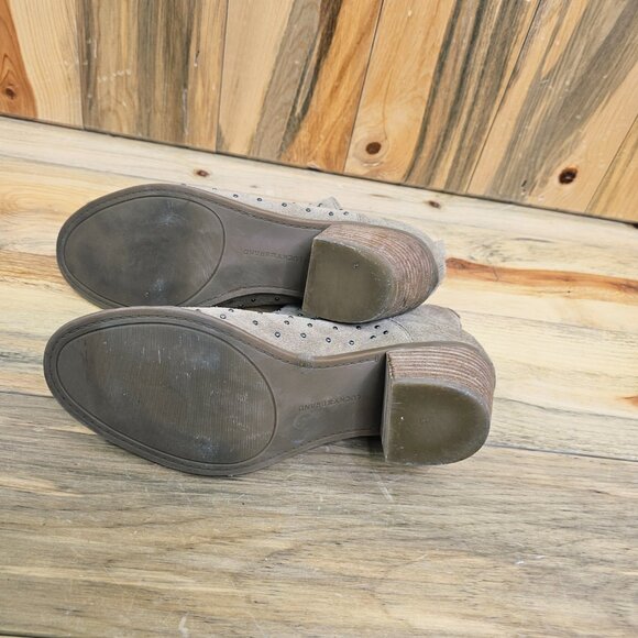 Lucky Brand Barlenna Studded Booties Ankle Boots Size 8.5 - Picture 5 of 6